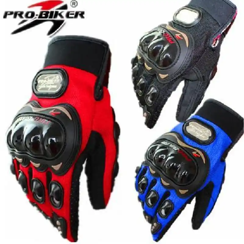 Pro Biker Full Finger Protective Motorcycle Gloves With Touch Screen