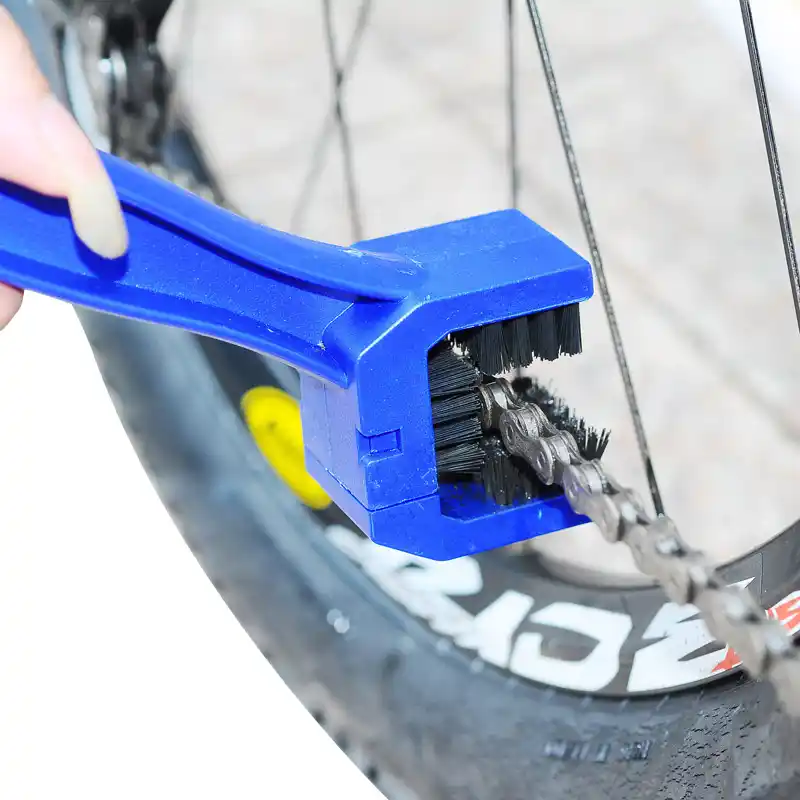 Chain Clean Brush for Motorbike/Bicycle [Blue/Red]