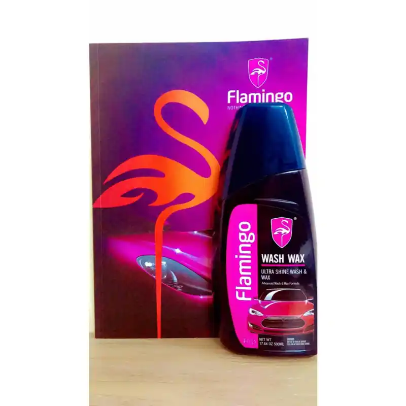 Flamingo Wash Wax (Ultra Shine Wash & Wax) with Advanced Formula – 500ml