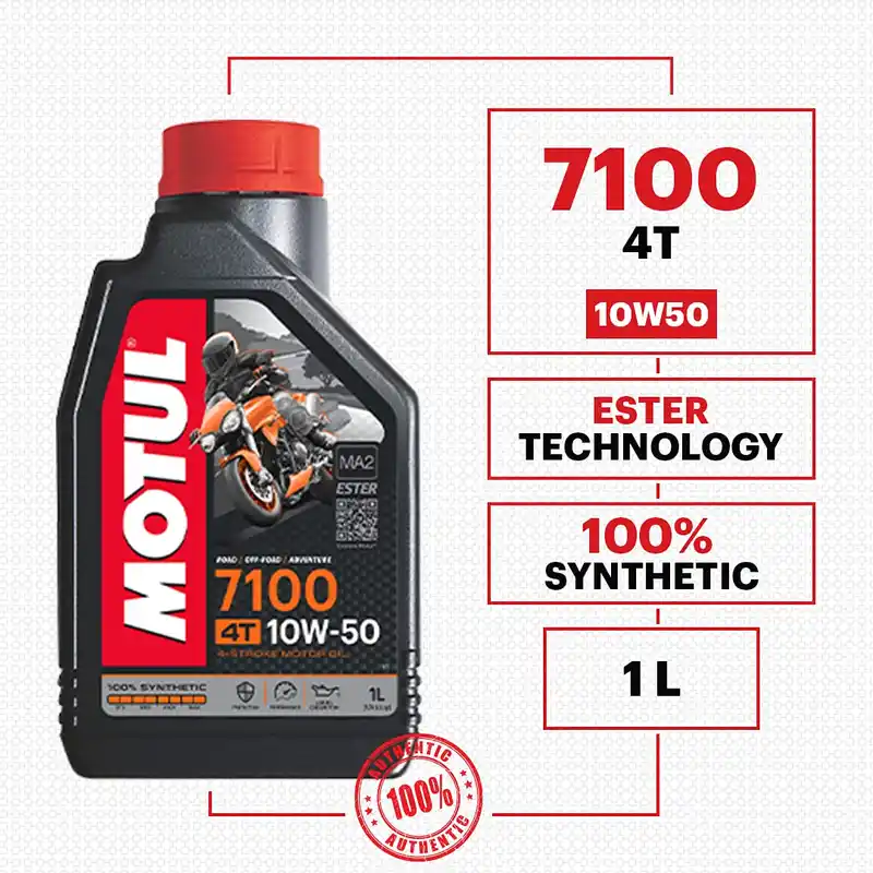 Motul710020W50100%SyntheticEsterQualityEngineOil–1Litre