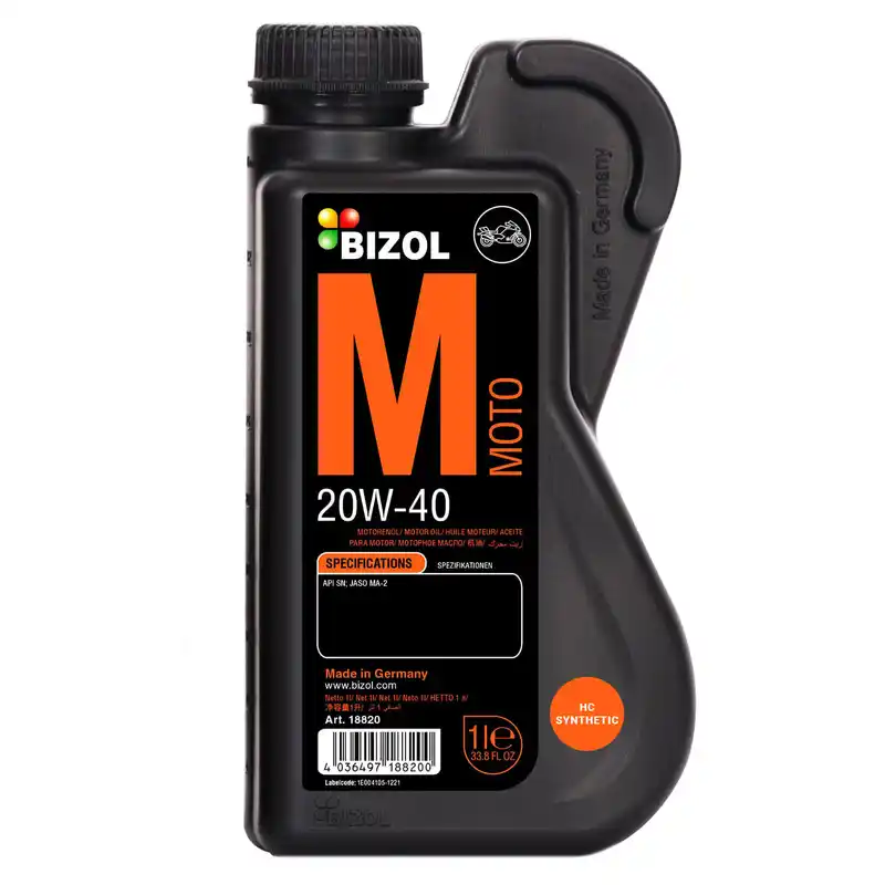 BIZOL Moto 10W-40 HC Synthetic Engine Oil 1L