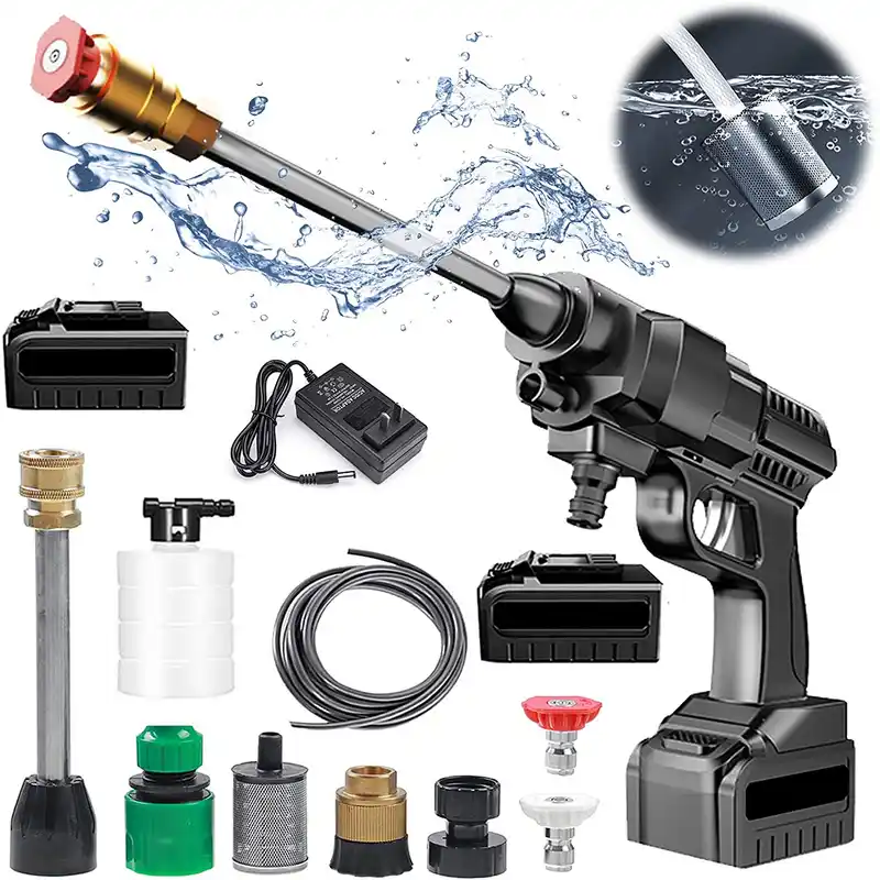 Wireless Portable High Pressure Gun Car or Motorcycle Washing Machine Water Spray