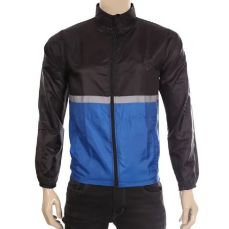 Dust coat or Windbreaker with reflector for Motorcycle rider New Design PART- Blue