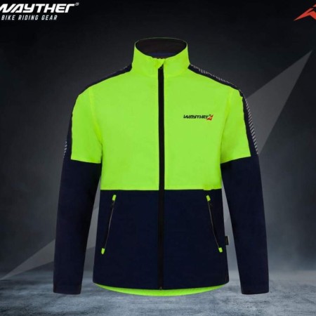 Wayther WINTER PREMIUM STYLING JACKET Specially for Motorcycle Biker Or Rider- Green