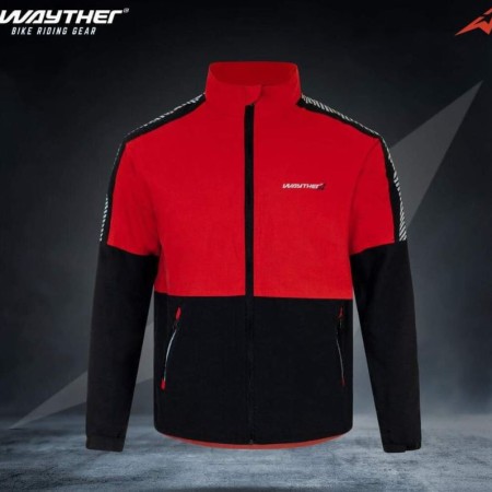 Wayther WINTER PREMIUM STYLING JACKET Specially for Motorcycle Biker Or Rider- Red